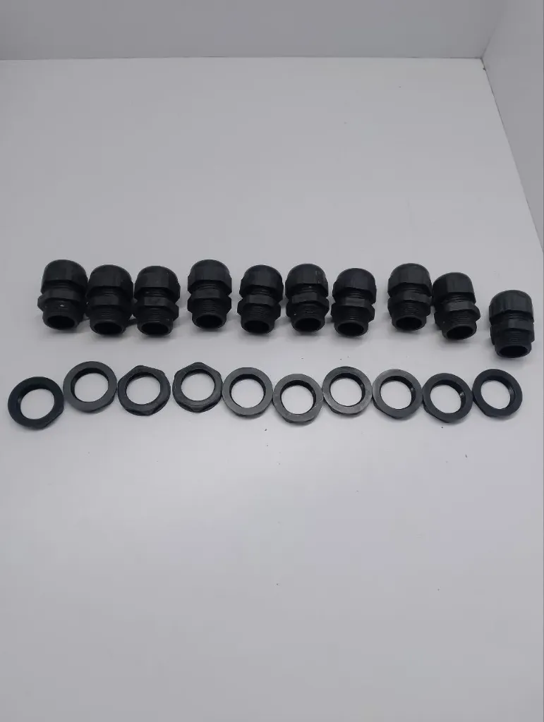 206-6125 Cable Gland Black PG16 IP68 10 Pack Expedite Shipping 5 Package Lot