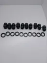 206-6125 Cable Gland Black PG16 IP68 10 Pack Expedite Shipping 5 Package Lot
