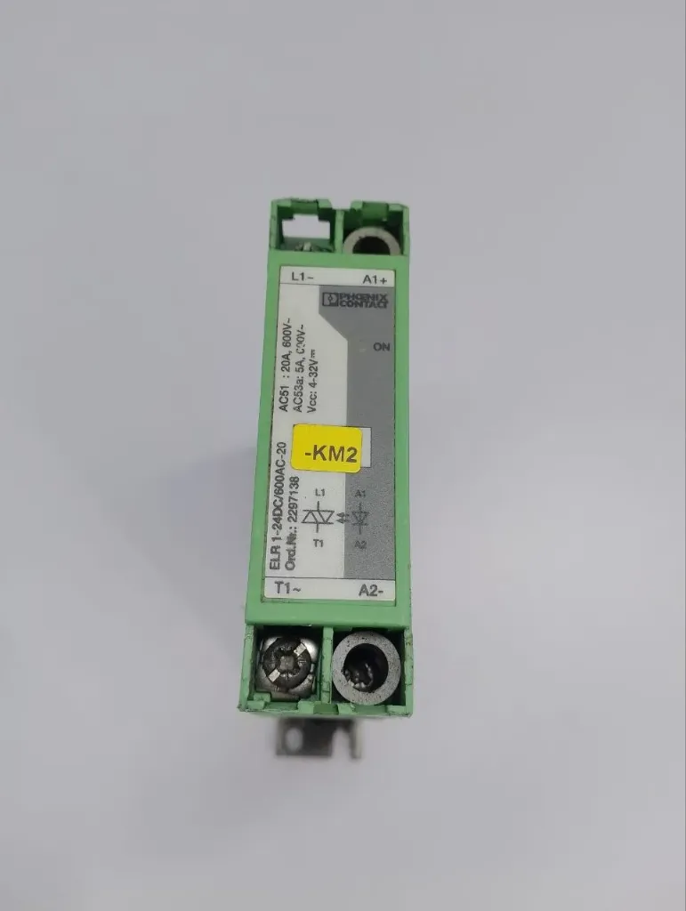 PHOENIX CONTACT ELR 1-24DC/600AC-20 Solid State Contactor 24VDC Order Nr.2297138