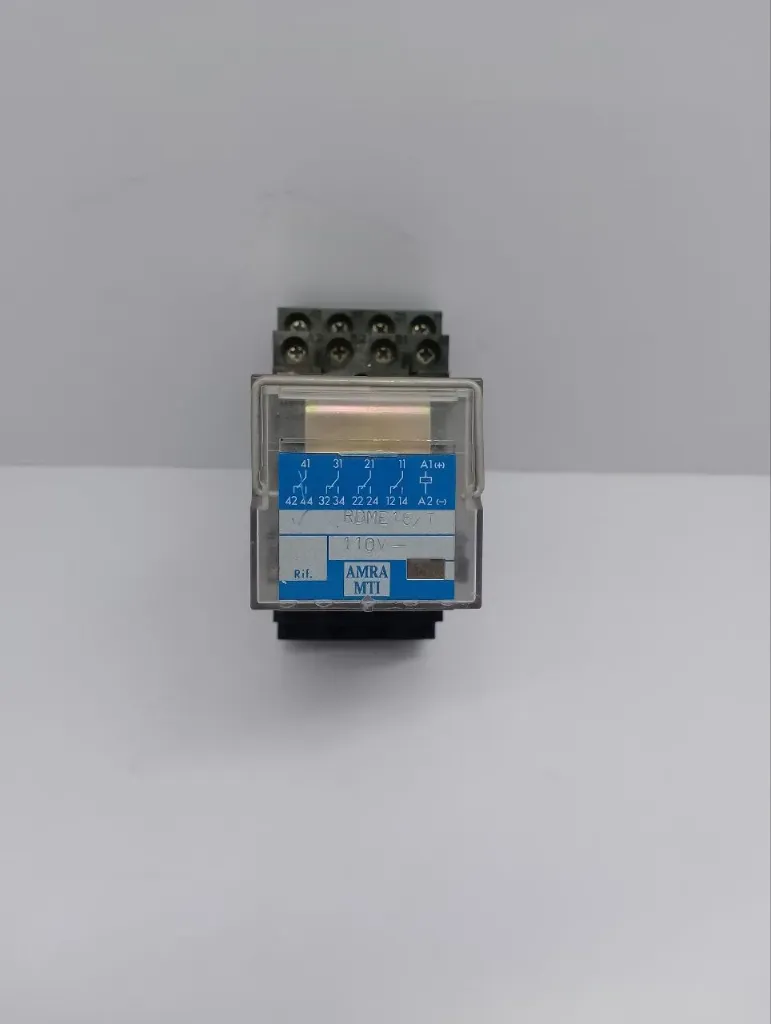 AMRA MTI RDME 16/1 Auxiliary Relay 110V DC 4PDT Control Relay Expedite Shipping