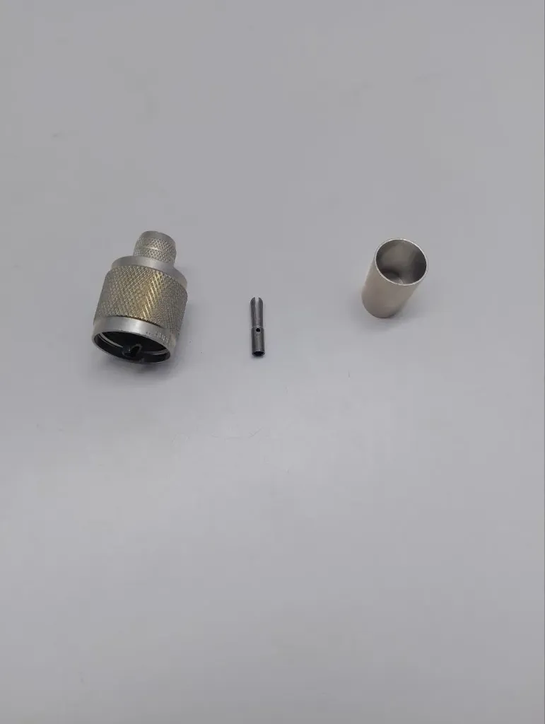 HUBER+SUHNER 11 UHF-0-7-18/033_-E Straight Male UHF Connector 22542745 New