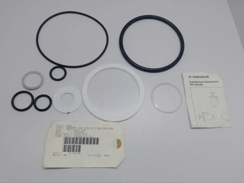 DANVALVE SCV Gasket Set 3184.079 O-Ring Seal Kit 94040000-021 Cargo Cool