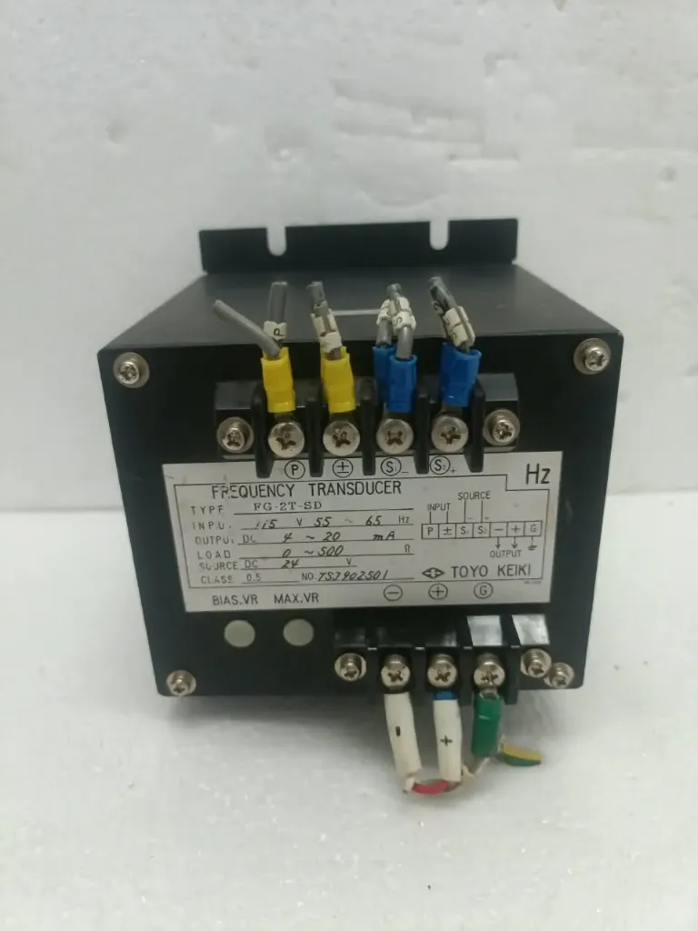Toyo Keiki FG-2T-SD Frequency Transducer – 115V, 55–65Hz, 4–20mA