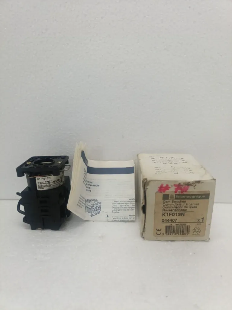 Telemecanique K1 F013N Cam Switch Body, part number 044407 Telemecanique