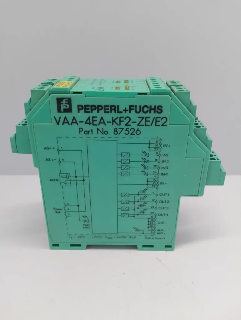 Pepperl+Fuchs VAA-4EA-KF2-ZE/E2 Part No. 87526 AS-Interface AS-i I/O Module